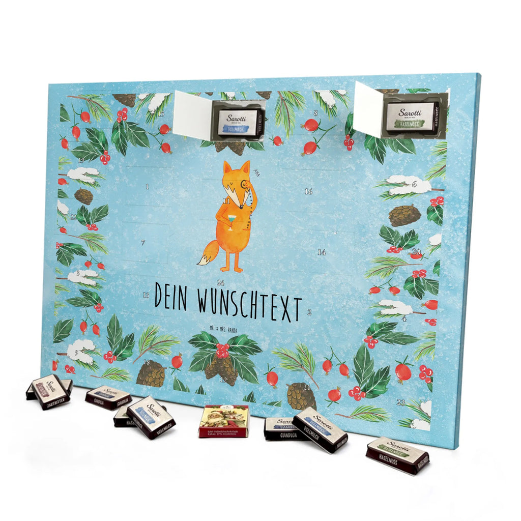 Adventskalender mit Namen Fuchs Lord Adventskalender mit Namen, Personalisierter Adventskalender, Fuchs, Liebeskummer Geschenk, Füchse, Problemlösung, Tröstende Worte, Motivation Spruch, Spruch Lustig