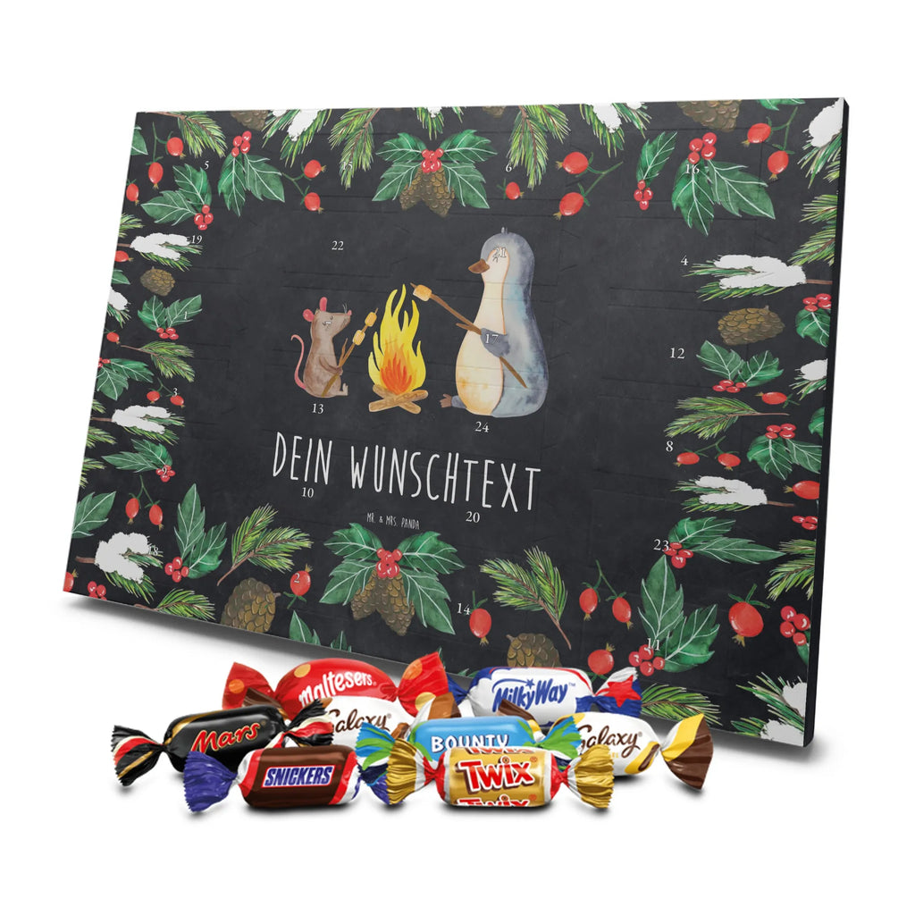 Adventskalender mit Namen Pinguin Lagerfeuer Personalisierter Adventskalender, Adventskalender mit Namen, Pinguin, Lebensspruch, Neustart, Lagerfeuer, Pinguine, Job, Liebe, Grillen, Marshmallows, Feuer, Leben, Arbeit, Motivation, Maus, Büro, Lebensmotivation, Büroalltag