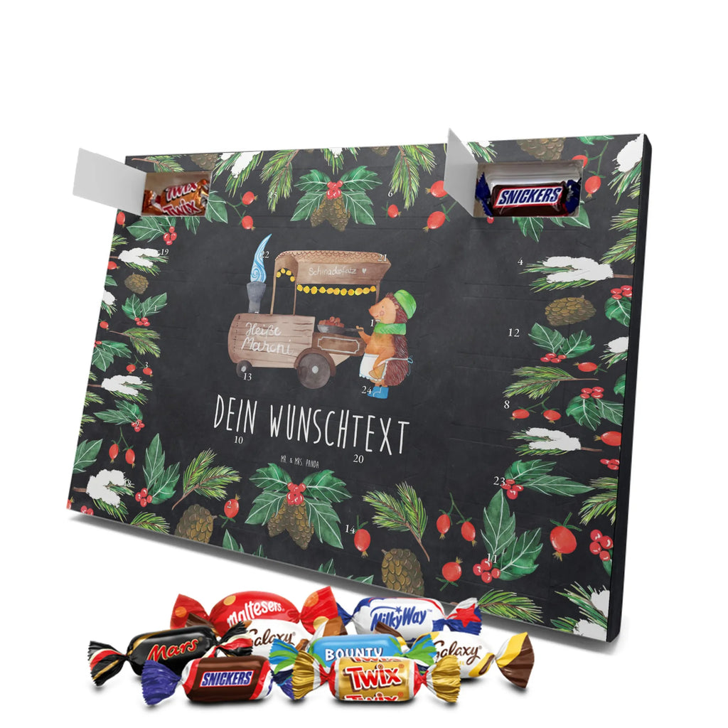  hedgehog Chestnuts snow, Christmas time