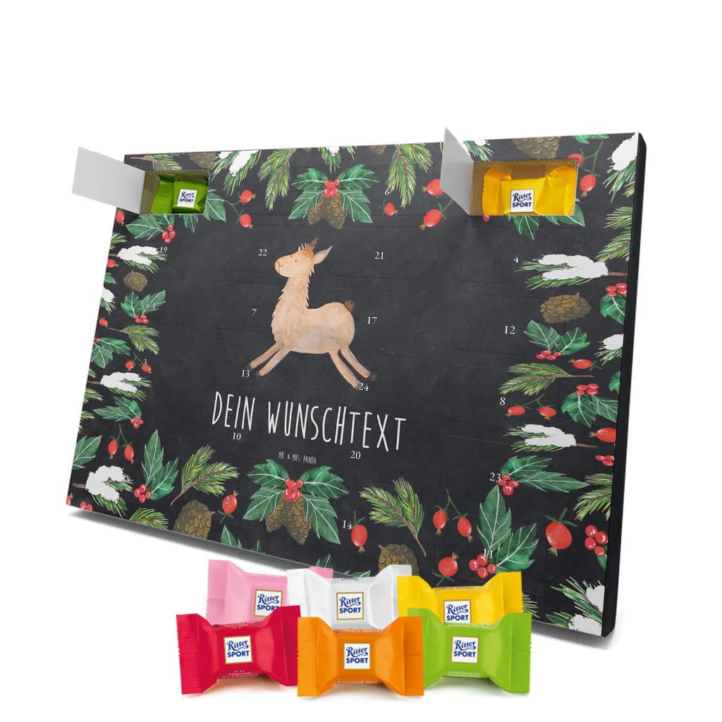 Adventskalender mit Namen Lama Springen Personalisierter Adventskalender, Adventskalender mit Namen, Alpaka, Lama, Freundin, Neustart, Happy Day, Glück, Lamas, Fröhlich, Abitur, Start, Liebeskummer, Guten Morgen, Prüfung, Lieblingstag