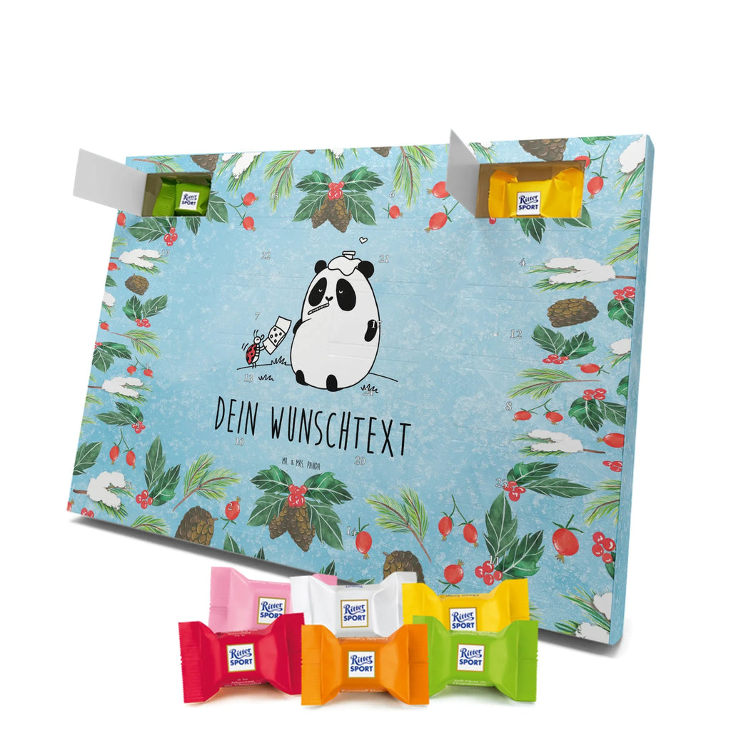  Panda Szybkiego powrotu do zdrowia Personalisierter Adventskalender, Adventskalender mit Namen