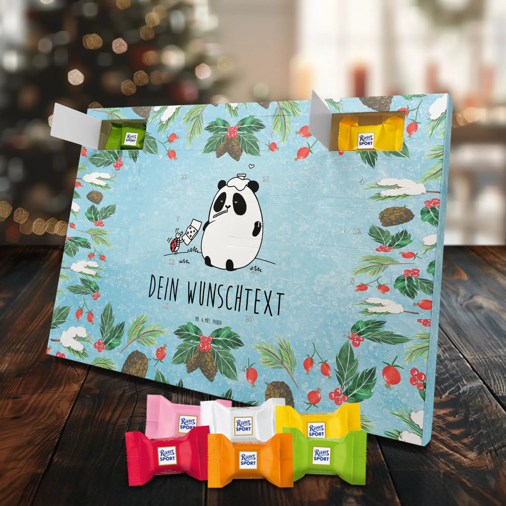  Panda Szybkiego powrotu do zdrowia Personalisierter Adventskalender, Adventskalender mit Namen