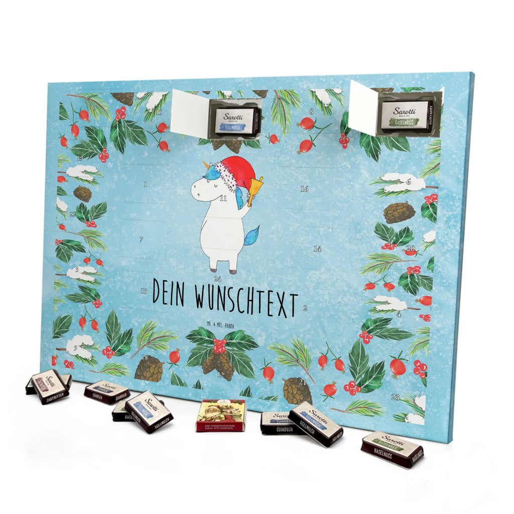 Adventskalender mit Namen Einhorn Weihnachtsmann Adventskalender mit Namen, Personalisierter Adventskalender, Einhörner, Unicorn, Einhorn Deko, Einhorn, Nikolaus, Gin, Wunschzettel, Wunschliste, Schokolade, Schoki, Feenstaub, Weihnachten, Weihnachtsmann