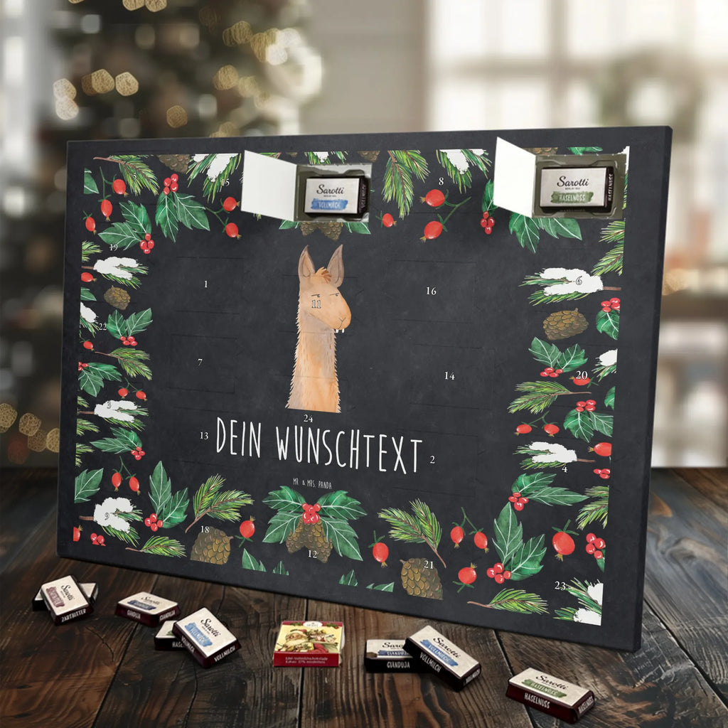 Adventskalender mit Namen Lamakopf Genervt Adventskalender mit Namen, Personalisierter Adventskalender, Alpaka, Lama, Azubi, Freundin, Chefin, Partnerin, Beste Freundin, Genervt sein, Recht haben, Lamas, Büro, Büroalltag, Chef