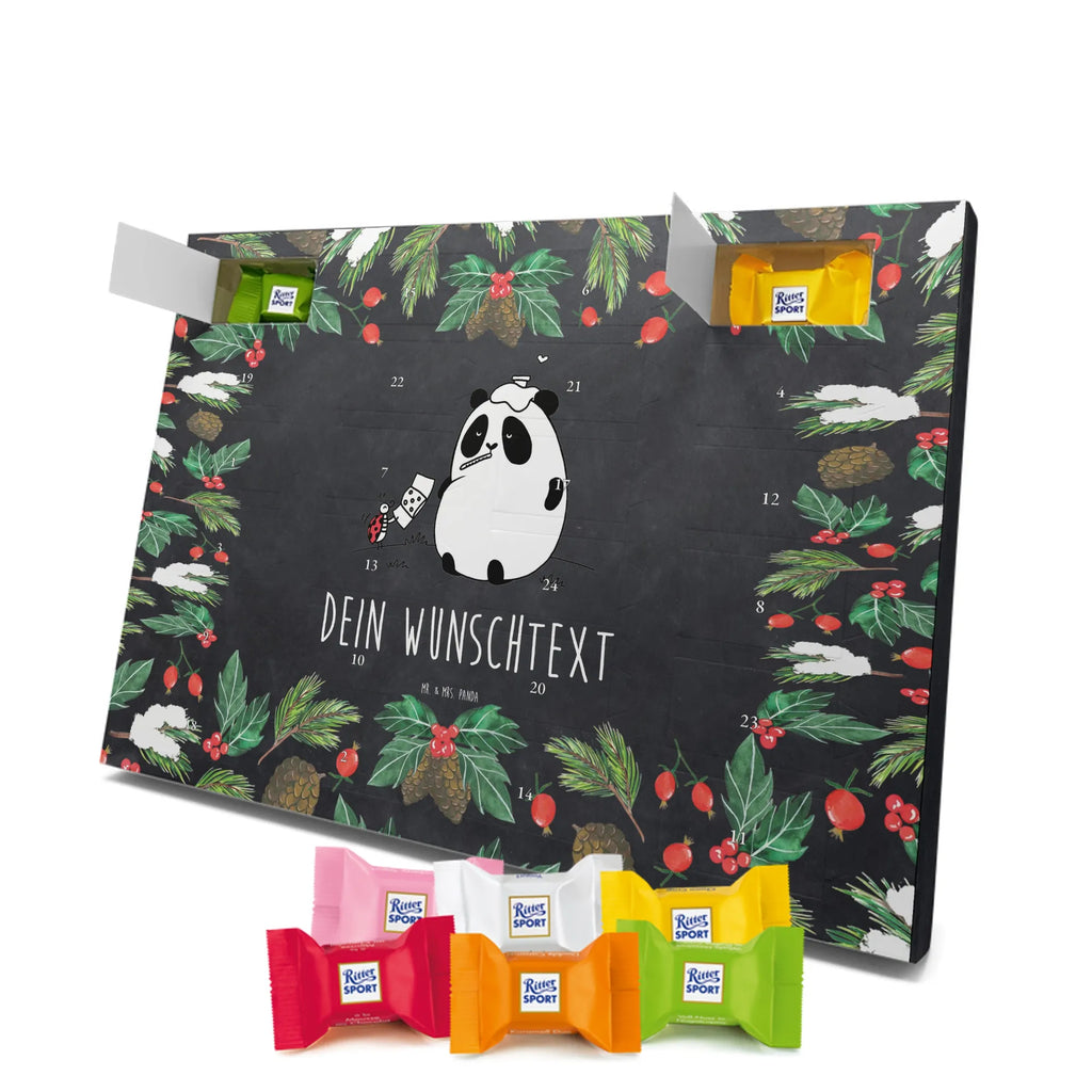  Panda Szybkiego powrotu do zdrowia Personalisierter Adventskalender, Adventskalender mit Namen