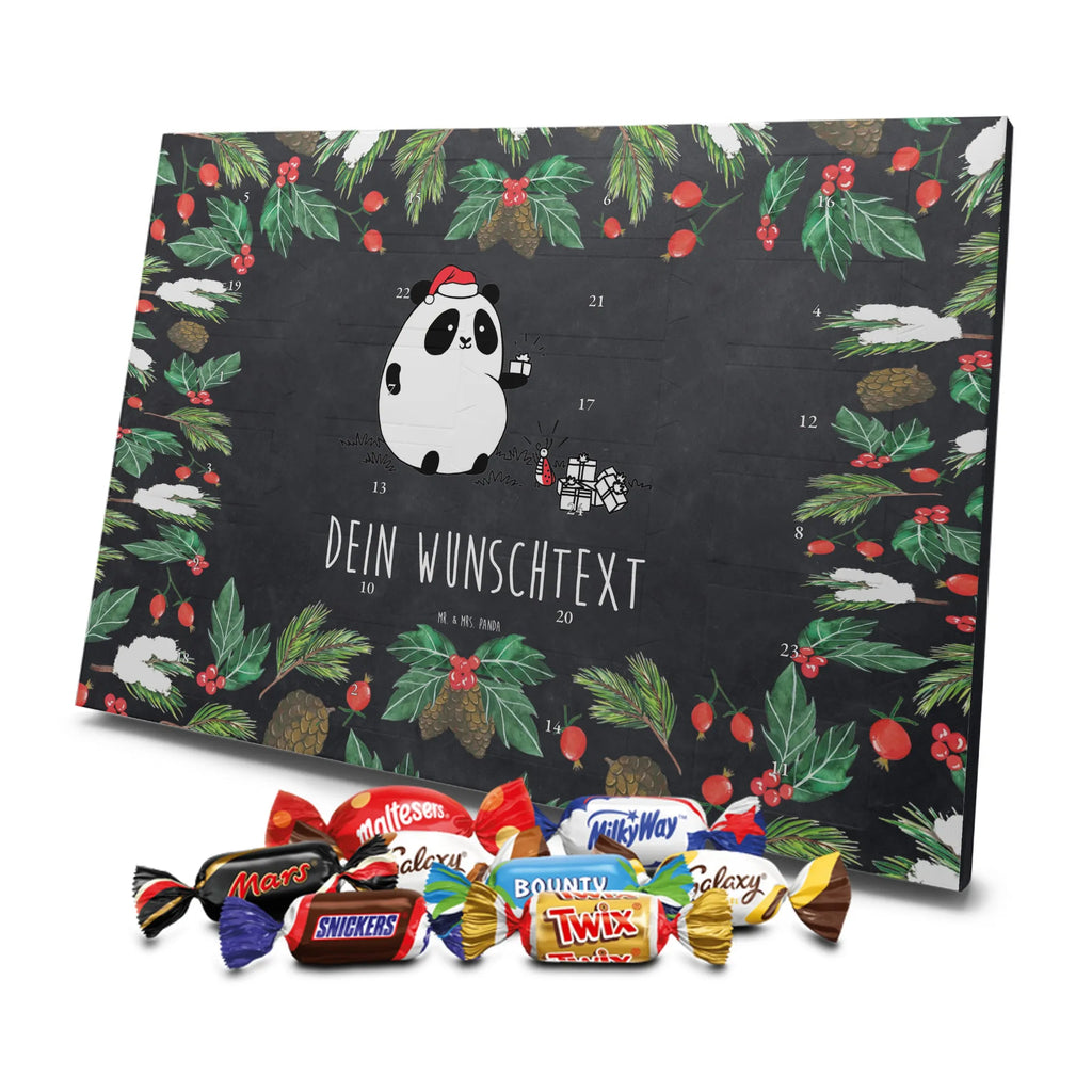  Panda Prezent świąteczny Personalisierter Adventskalender, Adventskalender mit Namen