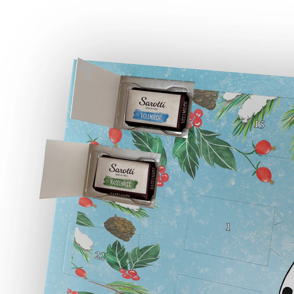  Panda Birthday Personalisierter Adventskalender, Adventskalender mit Namen