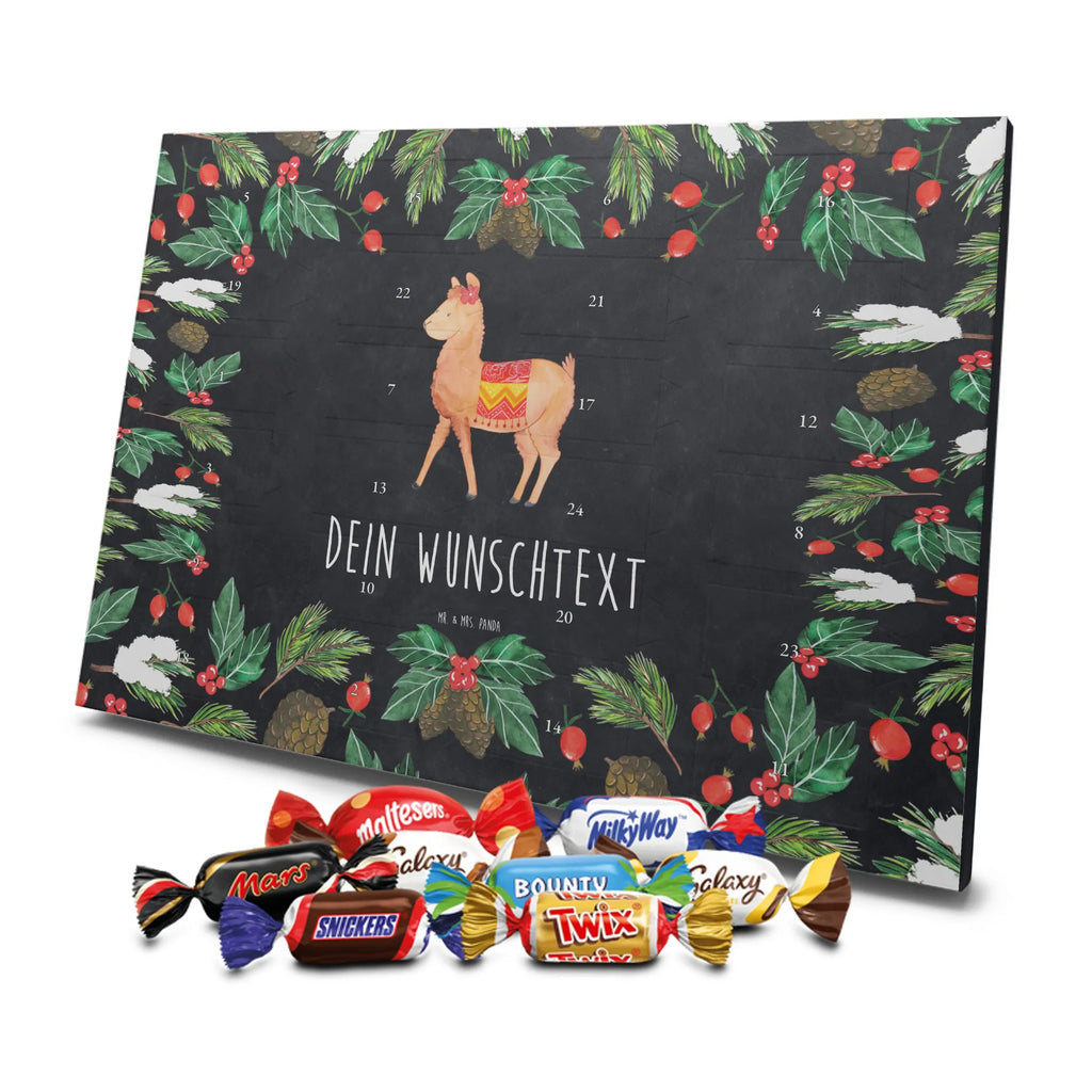 Adventskalender mit Namen Alpaka Stolz Personalisierter Adventskalender, Adventskalender mit Namen, Alpaka, Lama