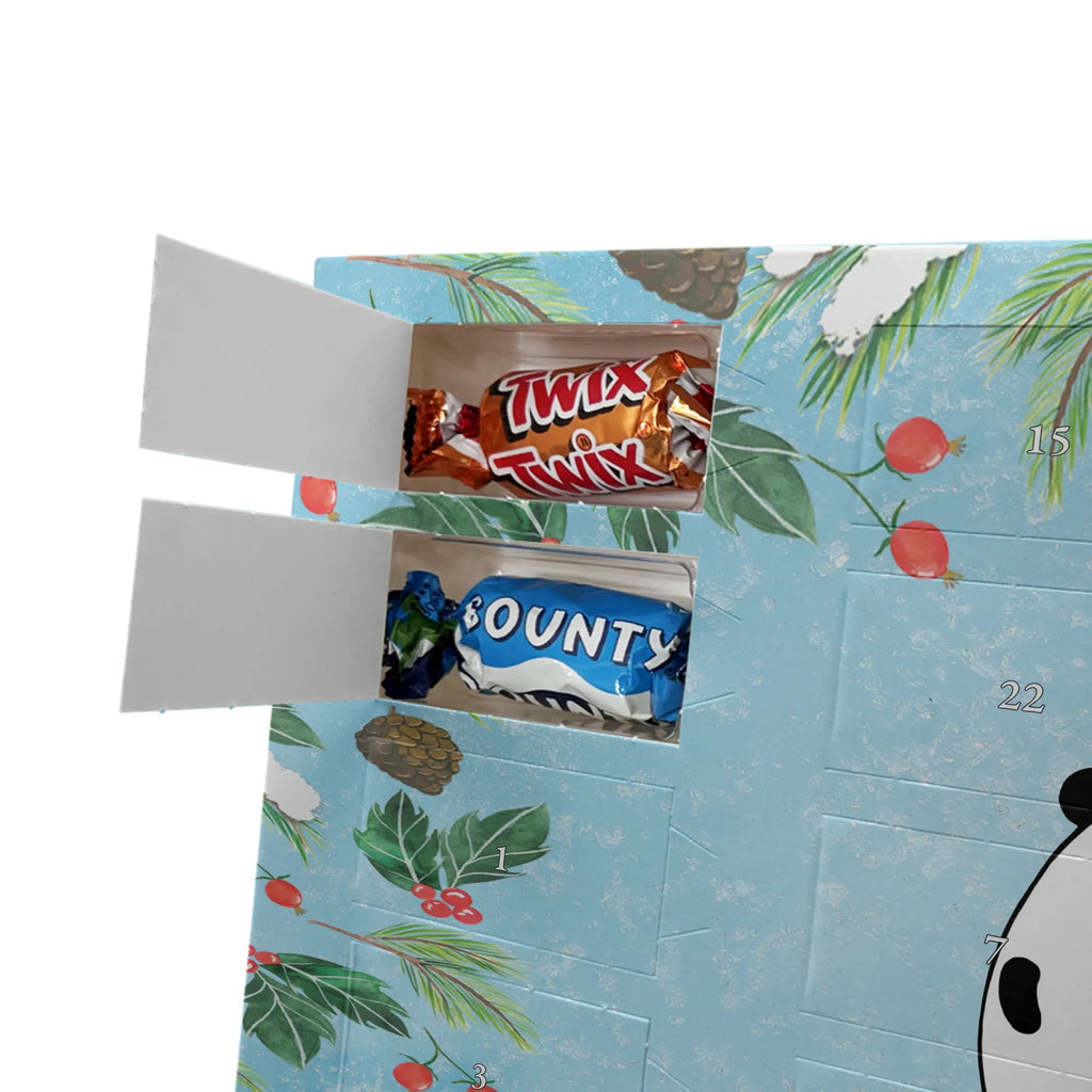 Adventskalender mit Namen Panda Geburtstag Personalisierter Adventskalender, Adventskalender mit Namen