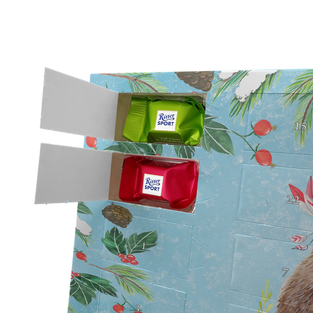 Adventskalender mit Namen Igel Federschmuck Adventskalender mit Namen, Personalisierter Adventskalender, Tiere, Waldtiere, Igel, Indianer, Abenteuer, Lagerfeuer, Camping