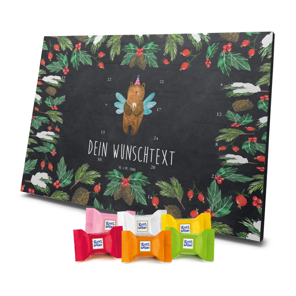 Adventskalender mit Namen Bär Zahnfee Adventskalender mit Namen, Personalisierter Adventskalender, Teddy, Bär, Teddybär, Erster Zahn, Milchzahn, Fee, Zahnfee