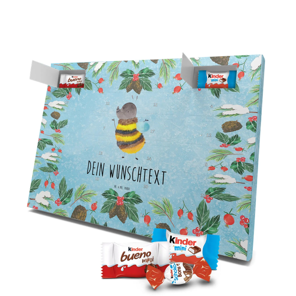 Adventskalender mit Namen Hummel flauschig Adventskalender mit Namen, Personalisierter Adventskalender, Tiere, Tiermotive, Lustige Sprüche, Gute Laune, Flauschig, Natur, Blume, Biene, Hummel