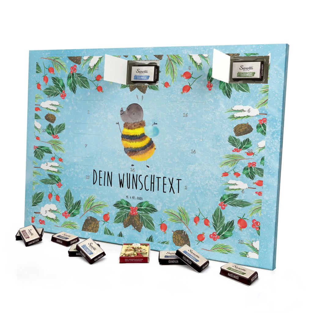 Adventskalender mit Namen Hummel flauschig Adventskalender mit Namen, Personalisierter Adventskalender, Tiere, Tiermotive, Lustige Sprüche, Gute Laune, Flauschig, Natur, Blume, Biene, Hummel