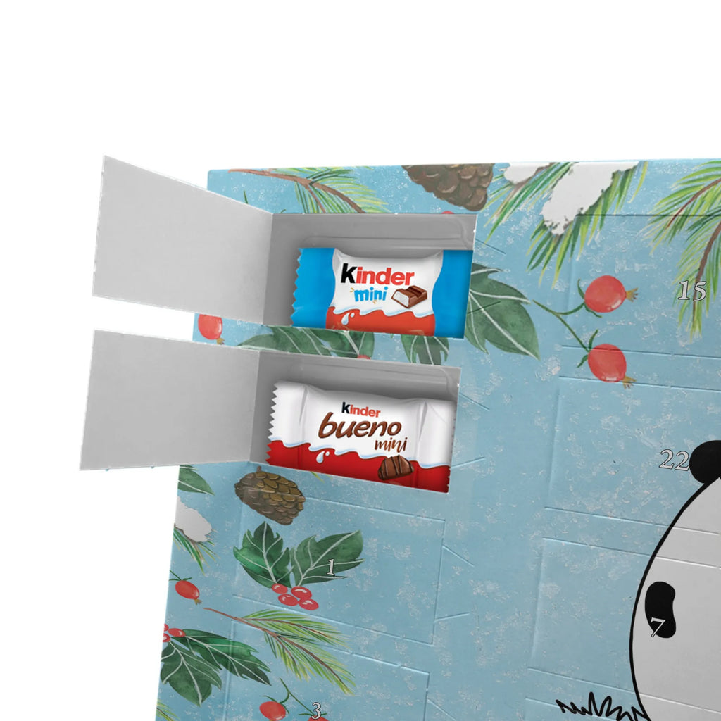  Panda Prezent świąteczny Personalisierter Adventskalender, Adventskalender mit Namen
