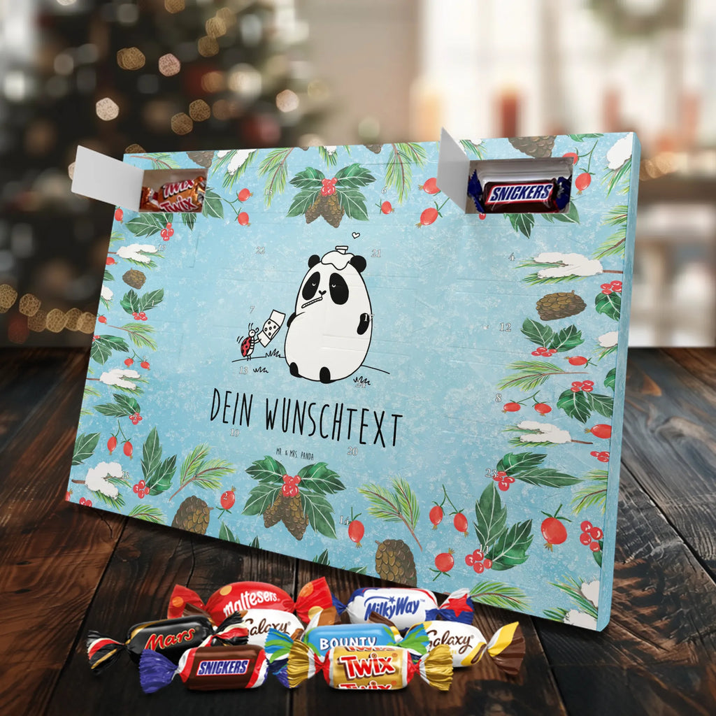  Panda Szybkiego powrotu do zdrowia Personalisierter Adventskalender, Adventskalender mit Namen
