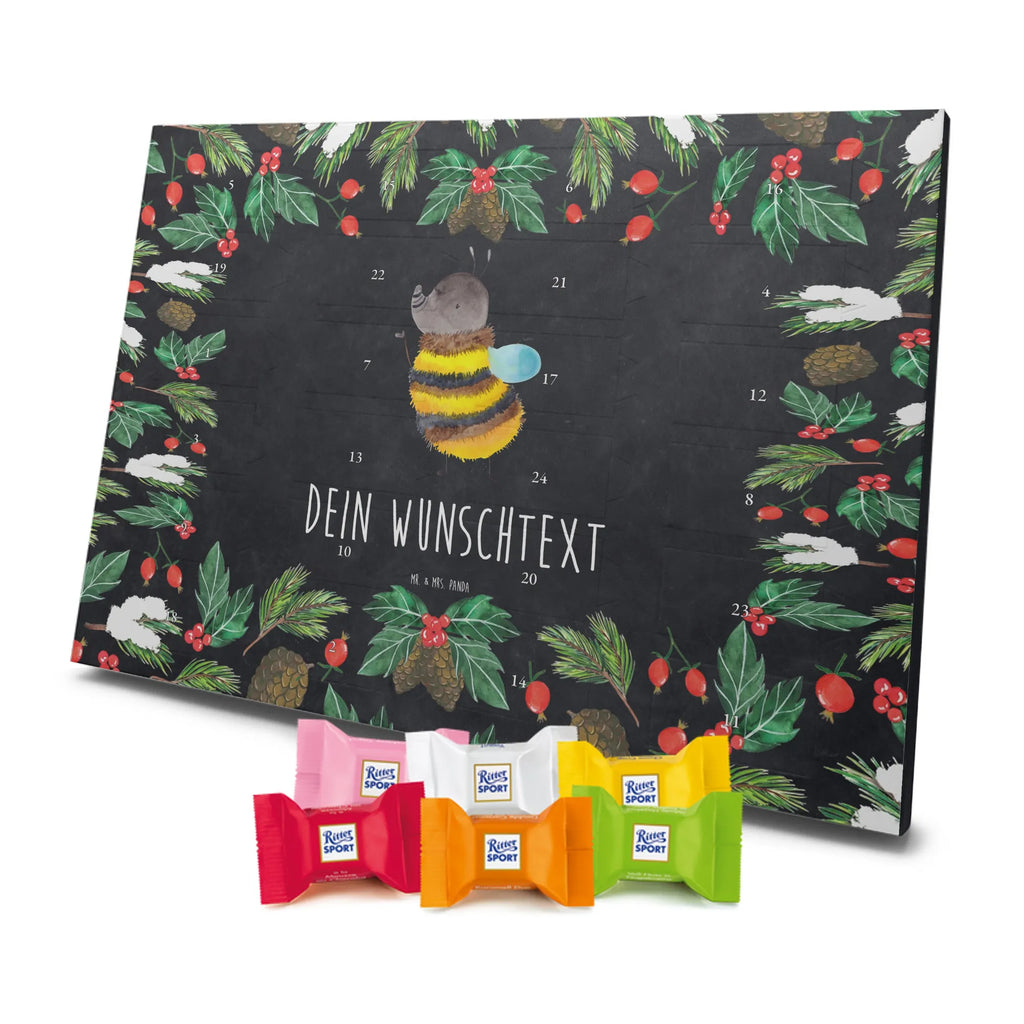 Adventskalender mit Namen Hummel flauschig Adventskalender mit Namen, Personalisierter Adventskalender, Tiere, Tiermotive, Lustige Sprüche, Gute Laune, Flauschig, Natur, Blume, Biene, Hummel
