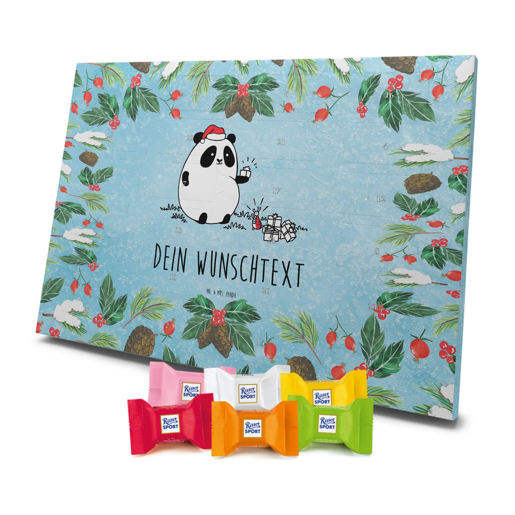  Panda Prezent świąteczny Personalisierter Adventskalender, Adventskalender mit Namen