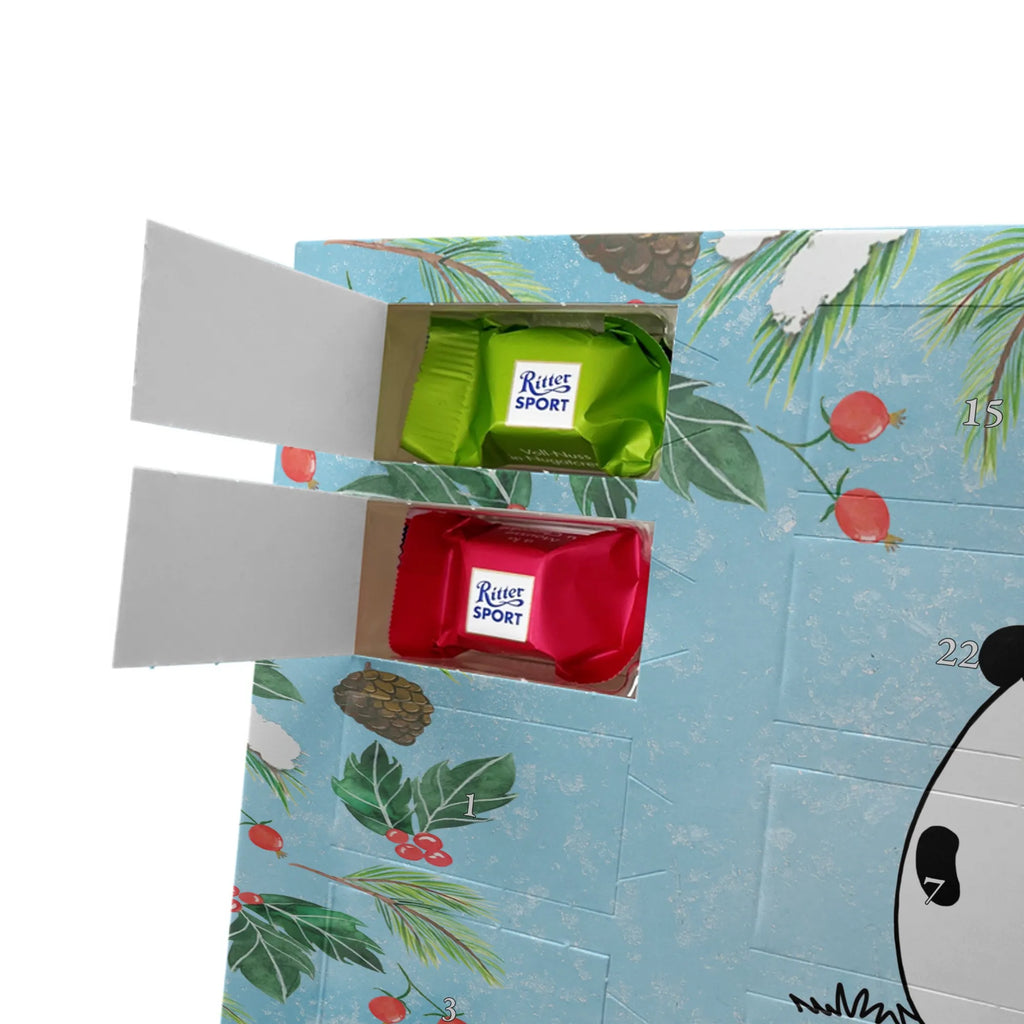  Panda Christmas gift Adventskalender mit Namen, Personalisierter Adventskalender
