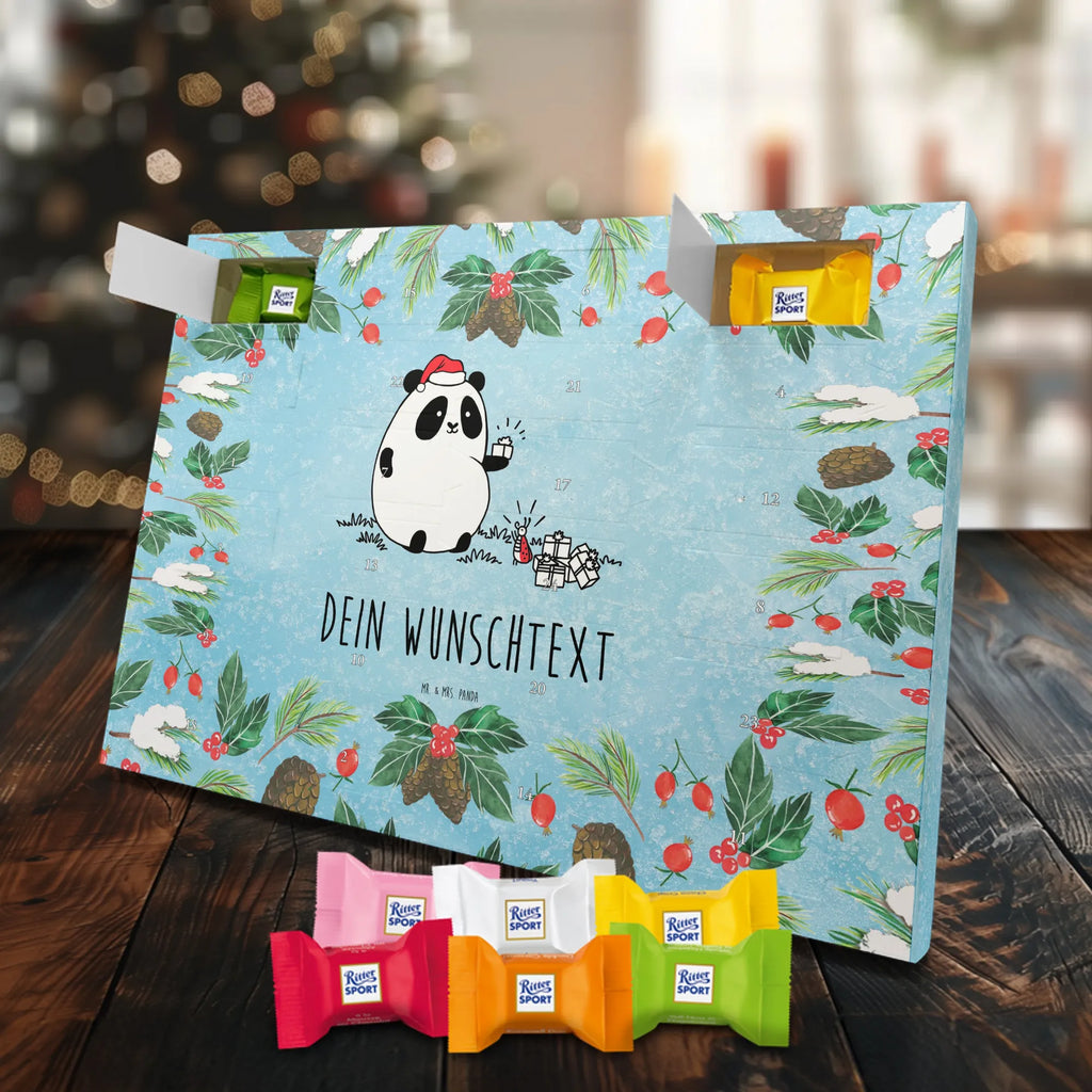  Panda Prezent świąteczny Personalisierter Adventskalender, Adventskalender mit Namen