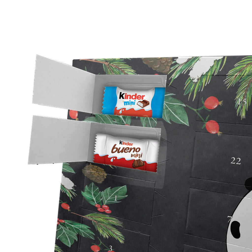 Adventskalender mit Namen Panda Geburtstag Personalisierter Adventskalender, Adventskalender mit Namen