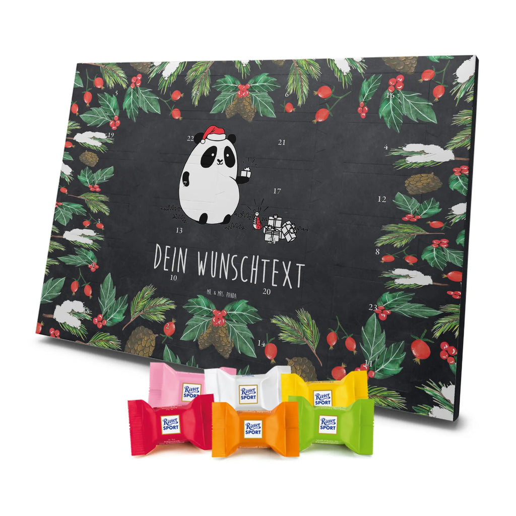  Panda Prezent świąteczny Personalisierter Adventskalender, Adventskalender mit Namen