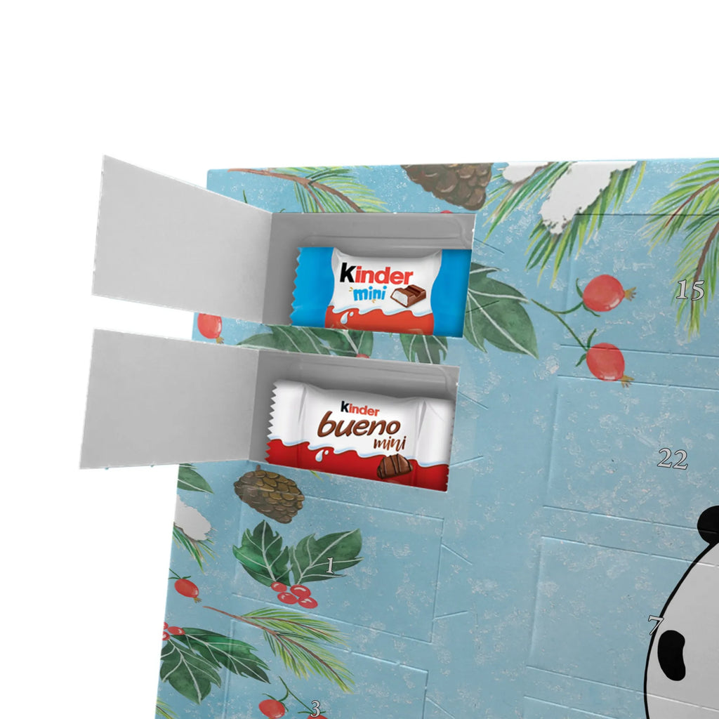 Adventskalender mit Namen Panda Geburtstag Personalisierter Adventskalender, Adventskalender mit Namen