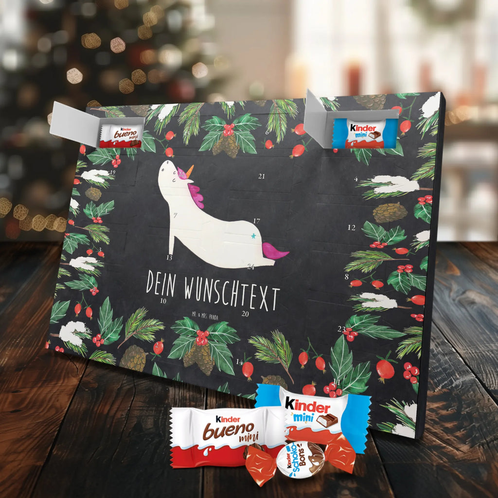Adventskalender mit Namen Einhorn Yoga Personalisierter Adventskalender, Adventskalender mit Namen, Einhörner, Unicorn, Einhorn Deko, Einhorn, Sport, Entspannung, Süß, Yogamatte, Achtsamkeit, Joga, Witzig, Lustig, Namaste, Yoga