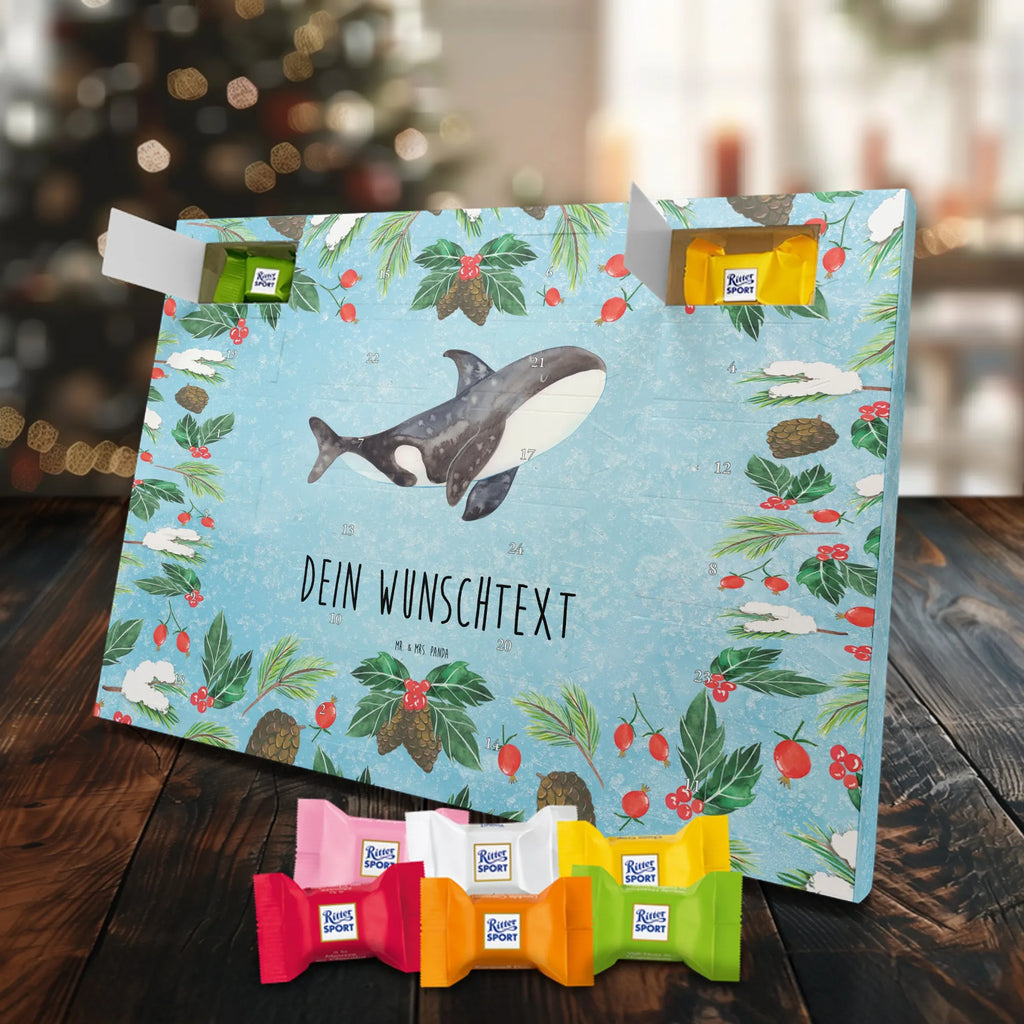 Adventskalender mit Namen Orca Personalisierter Adventskalender, Adventskalender mit Namen, Urlaub, Meerestiere, Meer, Startup, Neustart, Orca, Orcas, Arbeit, Möglichkeiten, Killerwal, Selbstliebe, Wal, Motivation, Büro