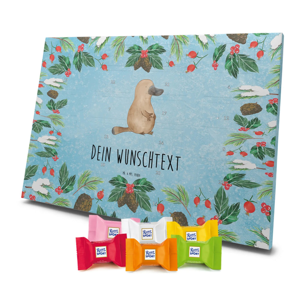 Adventskalender mit Namen Schnabeltier Mut Personalisierter Adventskalender, Adventskalender mit Namen, Urlaub, Meerestiere, Meer, Schnabeltiere, Raodtrip, Mut, Training, Neustart, Neuanfang, Arbeit, Lebensweisheit, Motivation, Weltreise, mutig, Büro, Schnabeltier