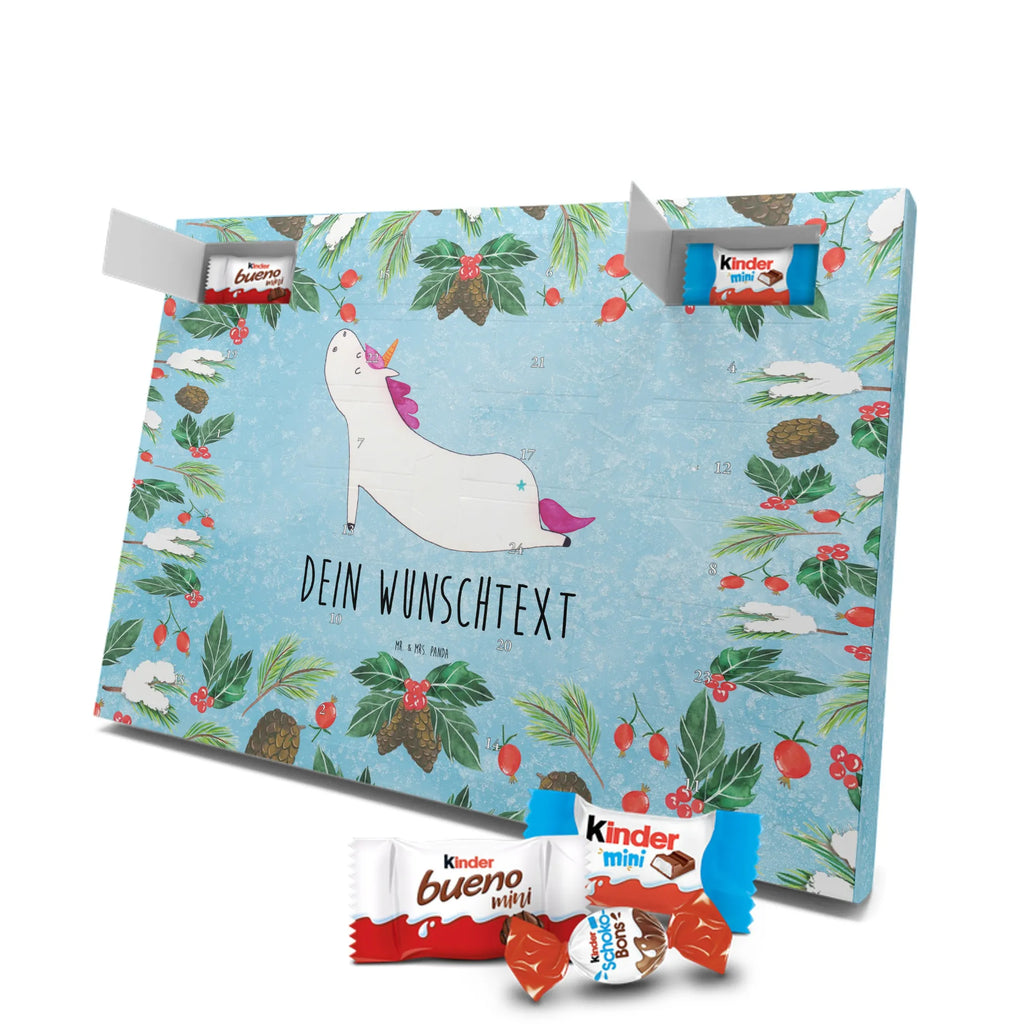 Adventskalender mit Namen Einhorn Yoga Personalisierter Adventskalender, Adventskalender mit Namen, Einhörner, Unicorn, Einhorn Deko, Einhorn, Sport, Entspannung, Süß, Yogamatte, Achtsamkeit, Joga, Witzig, Lustig, Namaste, Yoga