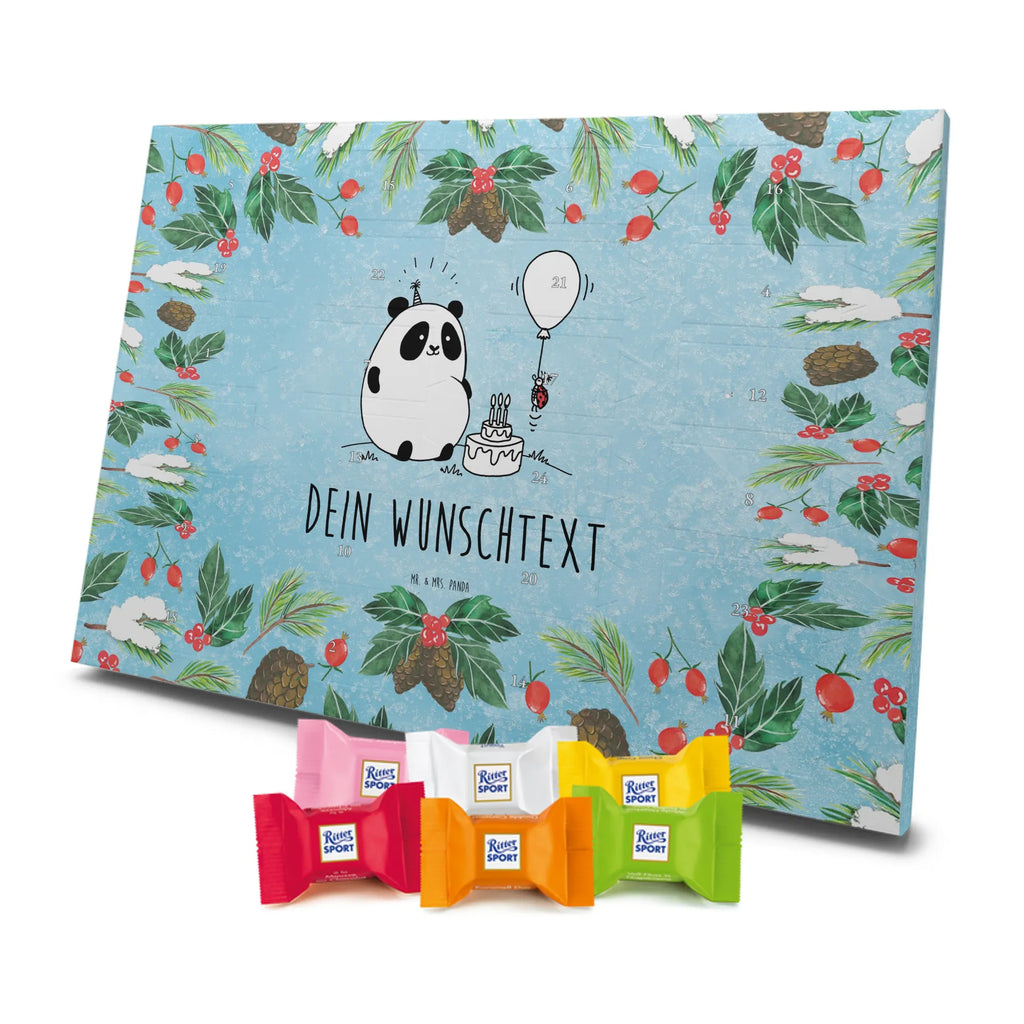Adventskalender mit Namen Panda Geburtstag Personalisierter Adventskalender, Adventskalender mit Namen