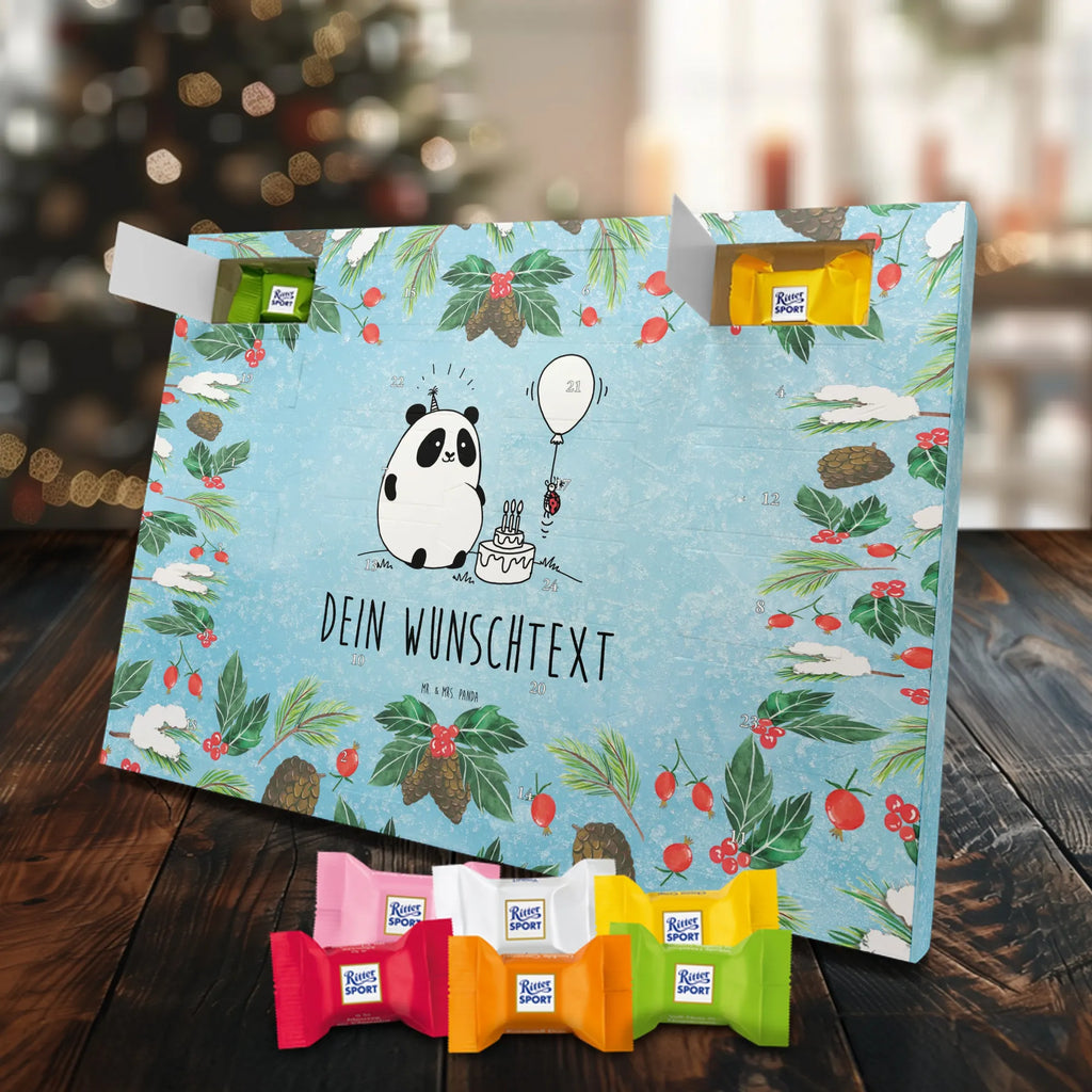 Adventskalender mit Namen Panda Geburtstag Personalisierter Adventskalender, Adventskalender mit Namen