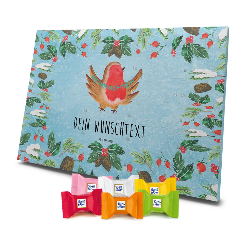 Personalisierter Schoko Adventskalender Rotkehlchen Weihnachten Personalisierter Adventskalender, Adventskalender mit Namen, Wintermotiv, Nikolaus, Weihnachten, Weihnachtsdeko, Winter, Advent, Heiligabend, Vogel, Frohe Weihnachten, Weihnachtsmotiv, Weihnachtsgruß, Xmas