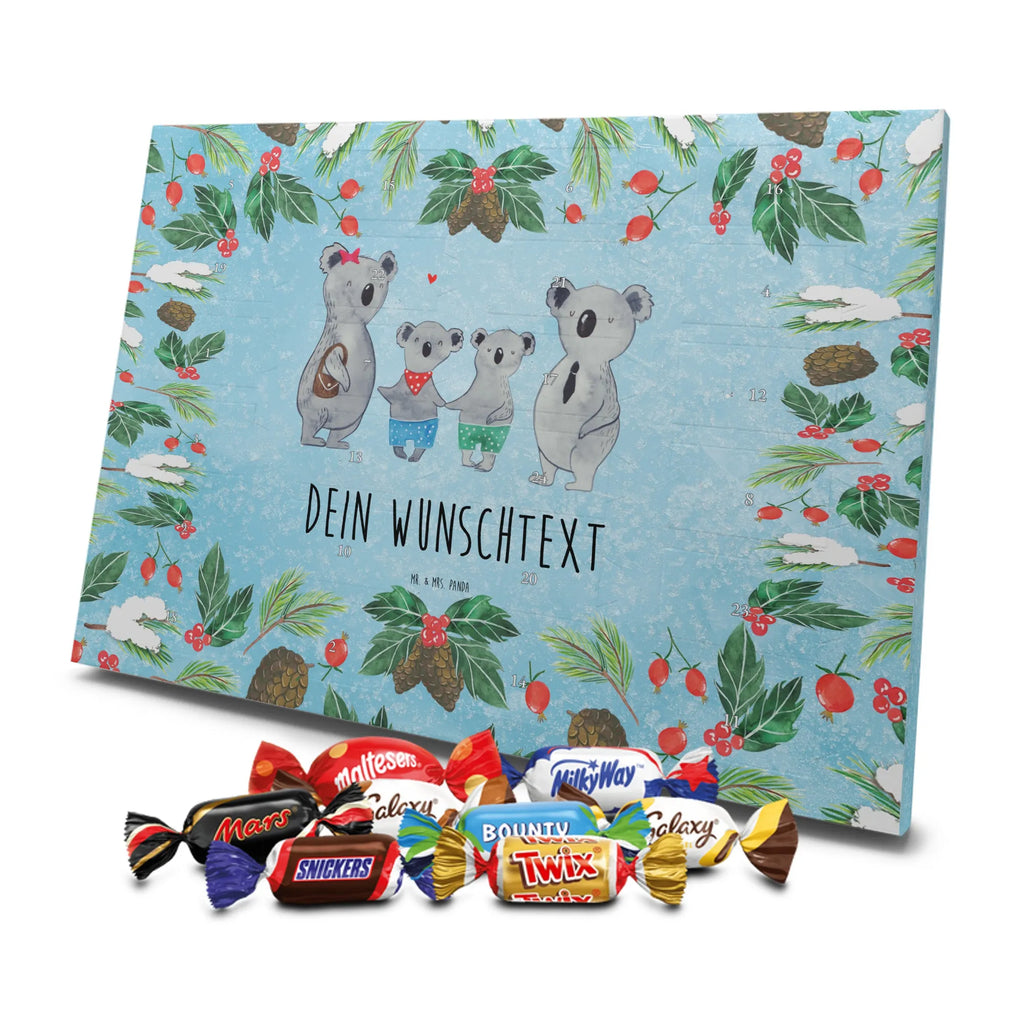 Adventskalender mit Namen Koala Familie zwei Adventskalender mit Namen, Personalisierter Adventskalender, Papa, Opa, Schwester, Oma, Familie, Vatertag, Bruder, Mama, Muttertag, Familienleben, Koalabär, Koalafamilie, Familienzeit, Lieblingsfamilie, Koala, Beste Familie