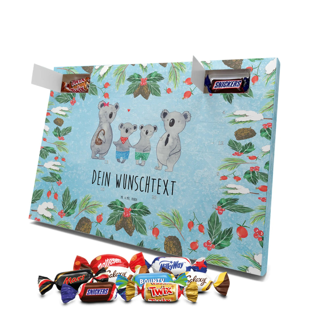 Adventskalender mit Namen Koala Familie zwei Personalisierter Adventskalender, Adventskalender mit Namen, Muttertag, Bruder, Schwester, Familie, Papa, Opa, Mama, Oma, Vatertag, Lieblingsfamilie, Familienleben, Koalabär, Koalafamilie, Familienzeit, Beste Familie, Koala