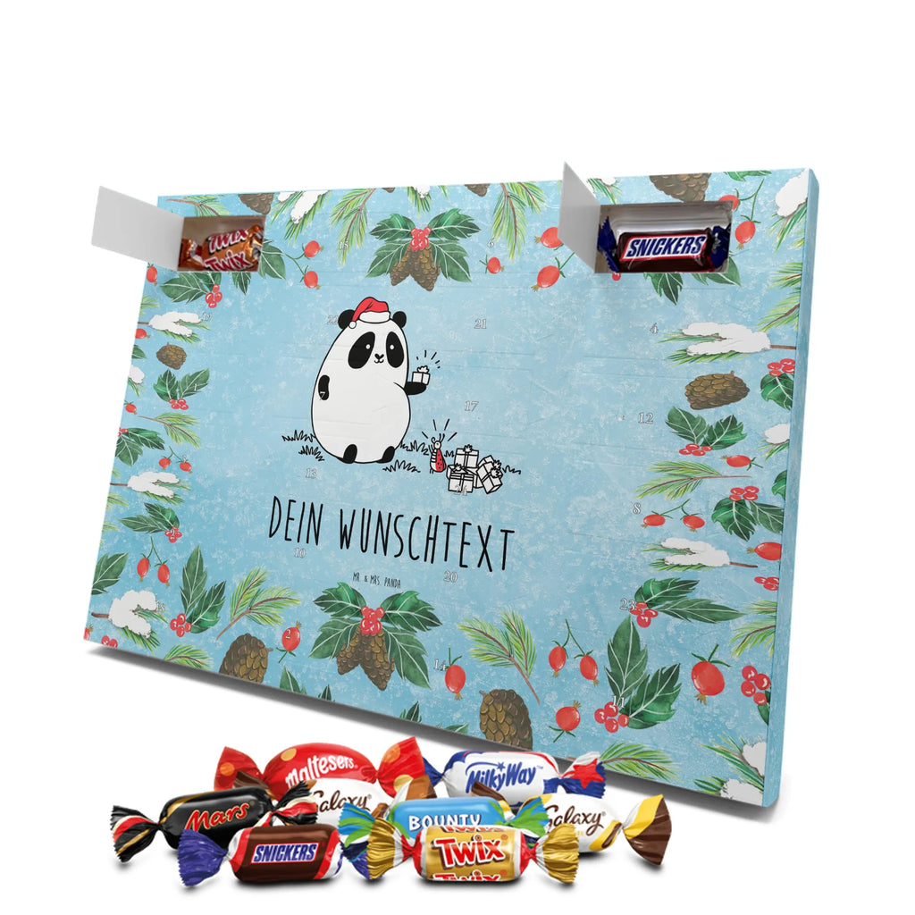  Panda Prezent świąteczny Personalisierter Adventskalender, Adventskalender mit Namen