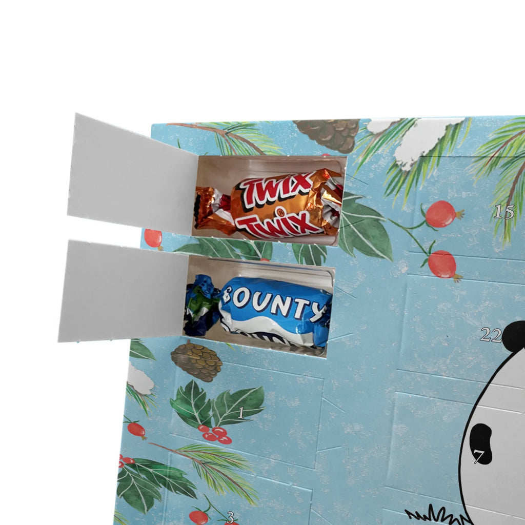  Panda Prezent świąteczny Personalisierter Adventskalender, Adventskalender mit Namen