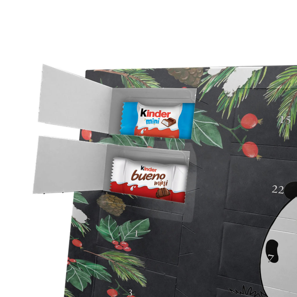  Panda Prezent świąteczny Personalisierter Adventskalender, Adventskalender mit Namen