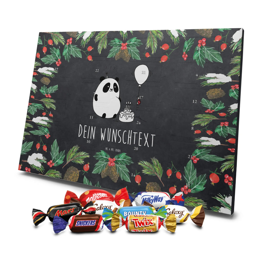 Adventskalender mit Namen Panda Geburtstag Personalisierter Adventskalender, Adventskalender mit Namen