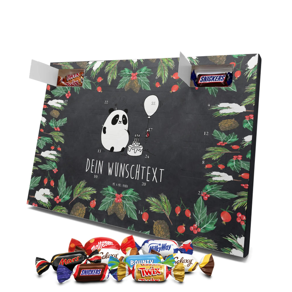 Adventskalender mit Namen Panda Geburtstag Personalisierter Adventskalender, Adventskalender mit Namen