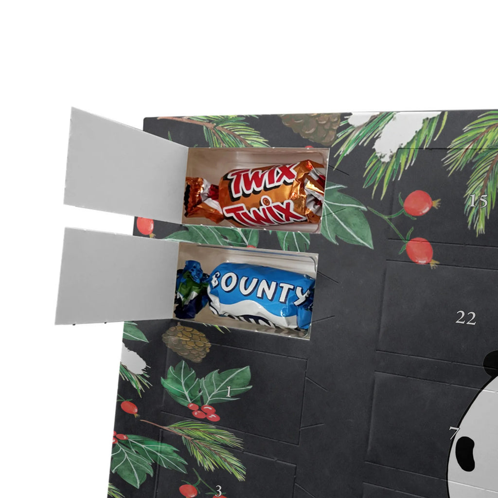 Adventskalender mit Namen Panda Geburtstag Personalisierter Adventskalender, Adventskalender mit Namen