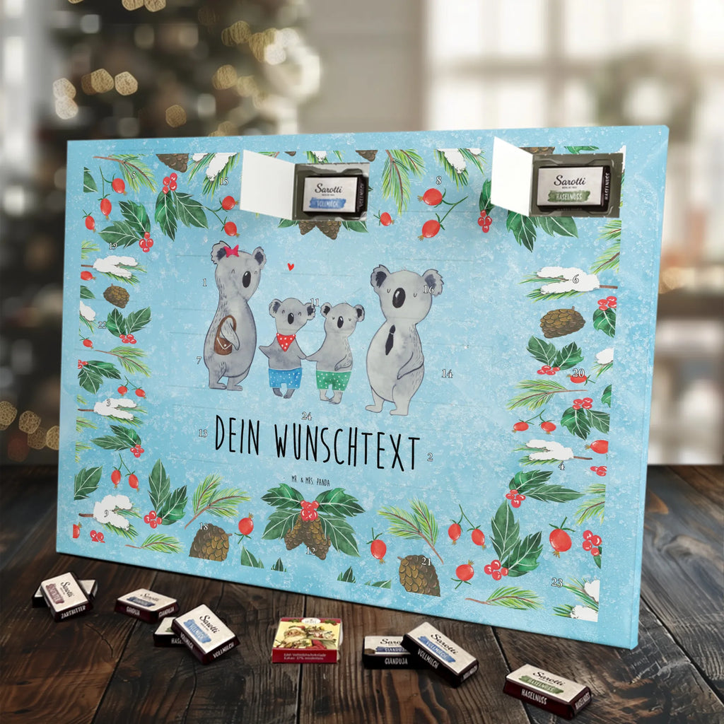 Adventskalender mit Namen Koala Familie zwei Adventskalender mit Namen, Personalisierter Adventskalender, Papa, Opa, Schwester, Oma, Familie, Vatertag, Bruder, Mama, Muttertag, Familienleben, Koalabär, Koalafamilie, Familienzeit, Lieblingsfamilie, Koala, Beste Familie