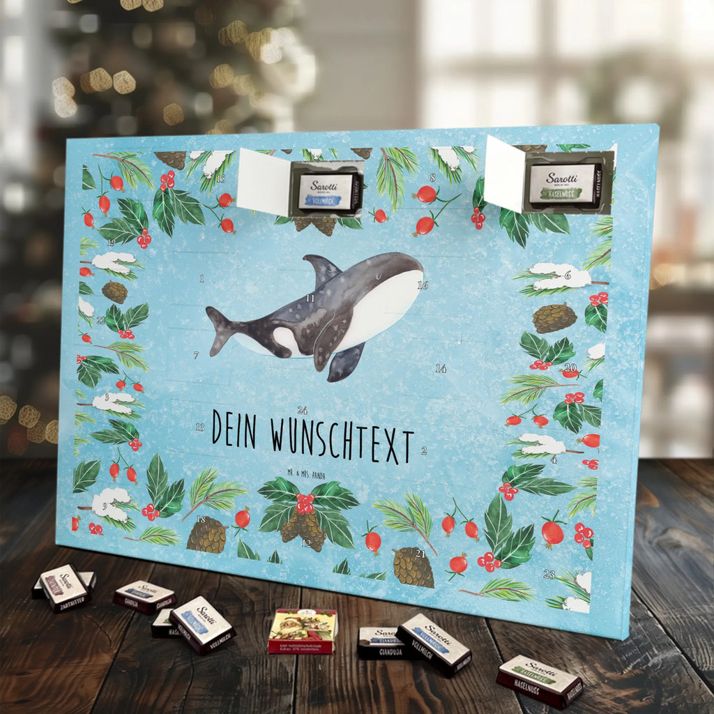 Adventskalender mit Namen Orca Personalisierter Adventskalender, Adventskalender mit Namen, Urlaub, Meerestiere, Meer, Startup, Neustart, Orca, Orcas, Arbeit, Möglichkeiten, Killerwal, Selbstliebe, Wal, Motivation, Büro