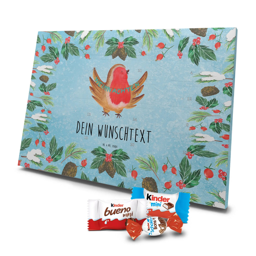 Personalisierter Schoko Adventskalender Rotkehlchen Weihnachten Personalisierter Adventskalender, Adventskalender mit Namen, Wintermotiv, Nikolaus, Weihnachten, Weihnachtsdeko, Winter, Advent, Heiligabend, Vogel, Frohe Weihnachten, Weihnachtsmotiv, Weihnachtsgruß, Xmas