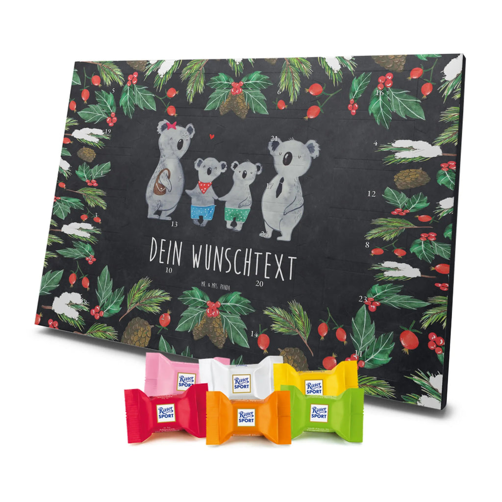 Adventskalender mit Namen Koala Familie zwei Personalisierter Adventskalender, Adventskalender mit Namen, Muttertag, Bruder, Schwester, Familie, Papa, Opa, Mama, Oma, Vatertag, Lieblingsfamilie, Familienleben, Koalabär, Koalafamilie, Familienzeit, Beste Familie, Koala