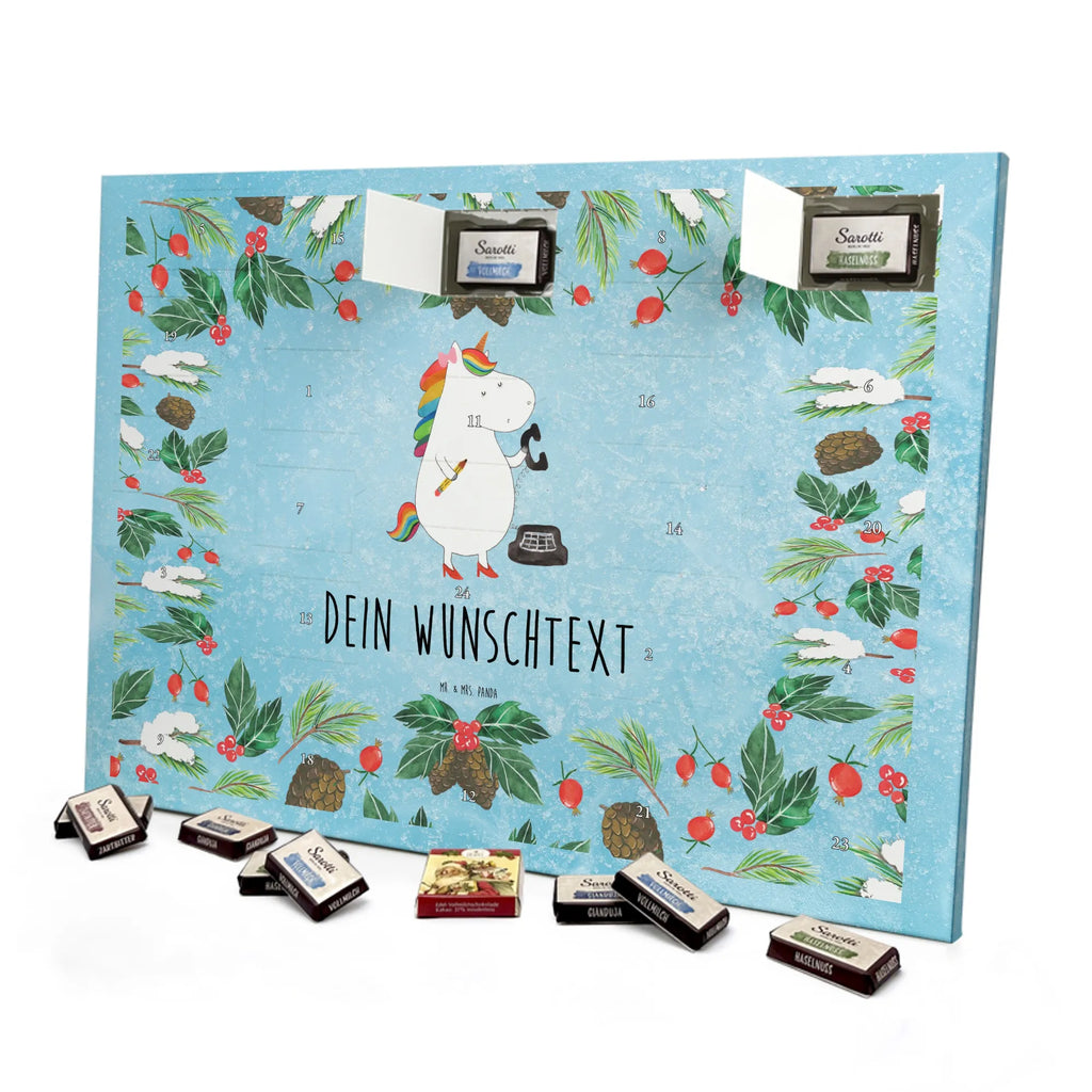 Adventskalender mit Namen Einhorn Sekretärin Personalisierter Adventskalender, Adventskalender mit Namen, Einhörner, Unicorn, Einhorn Deko, Einhorn, Steuerbüro, Bürohilfe, Büro, Rechtsanwaltsgehilfin, Bürokraft, Sekretärin, Rechtsanwältin, Steuerkanzlei