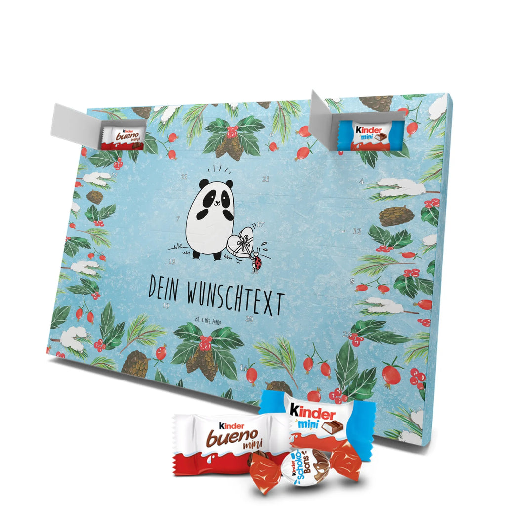Adventskalender mit Namen Panda Dankeschön Adventskalender mit Namen, Personalisierter Adventskalender