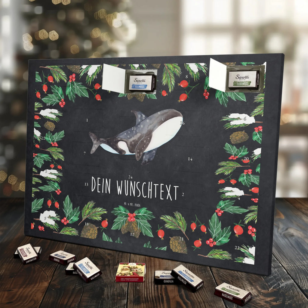 Adventskalender mit Namen Orca Personalisierter Adventskalender, Adventskalender mit Namen, Urlaub, Meerestiere, Meer, Startup, Neustart, Orca, Orcas, Arbeit, Möglichkeiten, Killerwal, Selbstliebe, Wal, Motivation, Büro