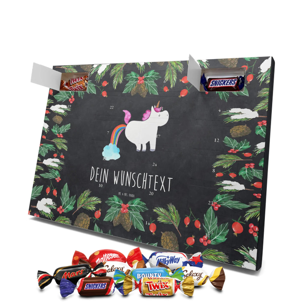 Personalisierter Schoko Adventskalender Einhorn Pupsen Personalisierter Adventskalender, Adventskalender mit Namen, Einhorn Deko, Einhörner, Einhorn, Unicorn, Freundin, Einhornpower, Erwachsenwerden, Glitzer, Regenbogen, Spaß, Lustig, Pups
