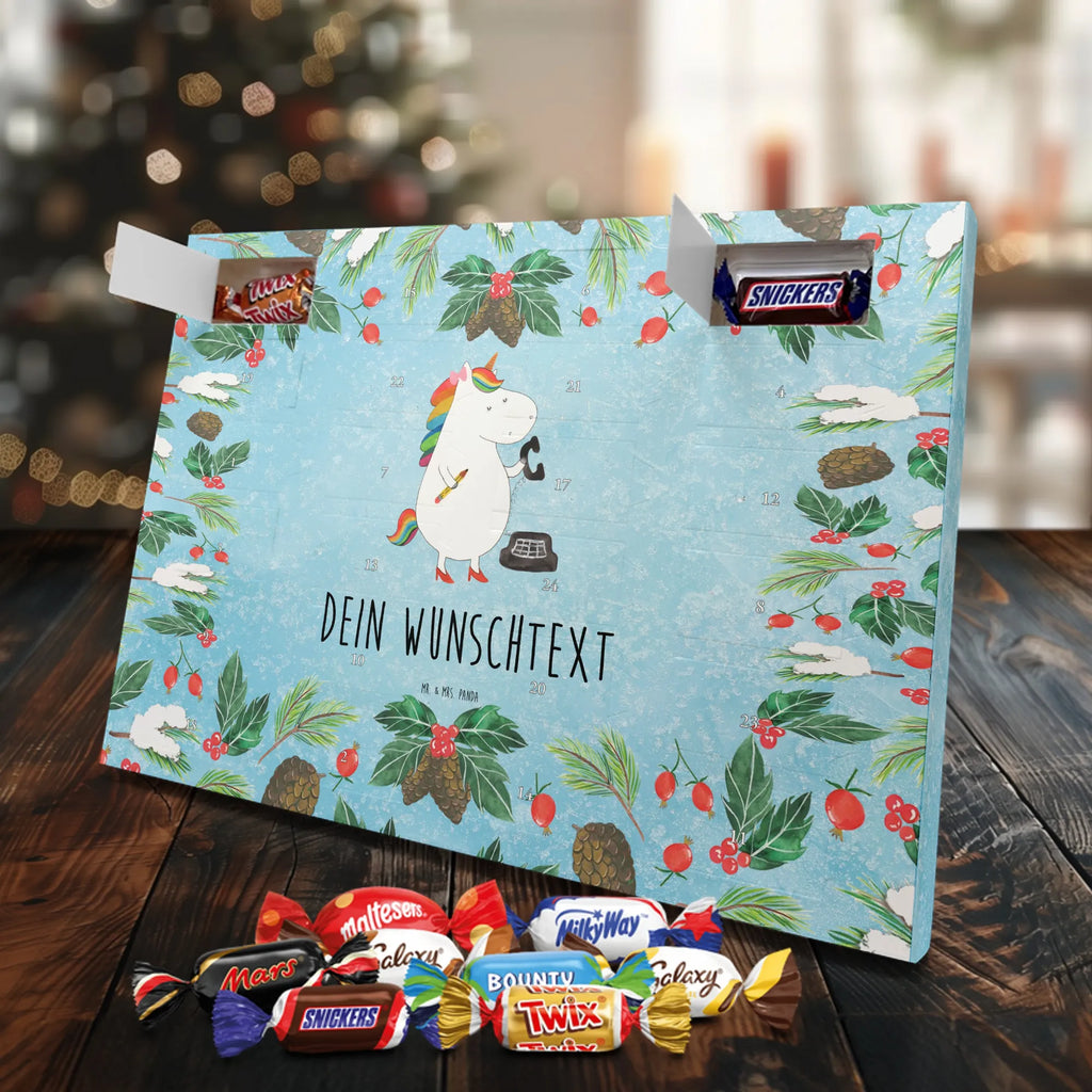 Adventskalender mit Namen Einhorn Sekretärin Personalisierter Adventskalender, Adventskalender mit Namen, Einhörner, Unicorn, Einhorn Deko, Einhorn, Steuerbüro, Bürohilfe, Büro, Rechtsanwaltsgehilfin, Bürokraft, Sekretärin, Rechtsanwältin, Steuerkanzlei